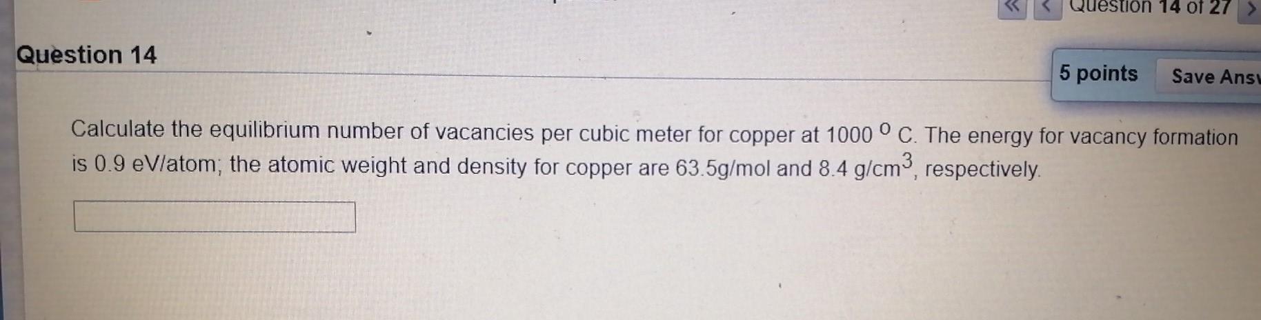 Solved Question 14 of 27 Question 14 5 points Save Ans | Chegg.com