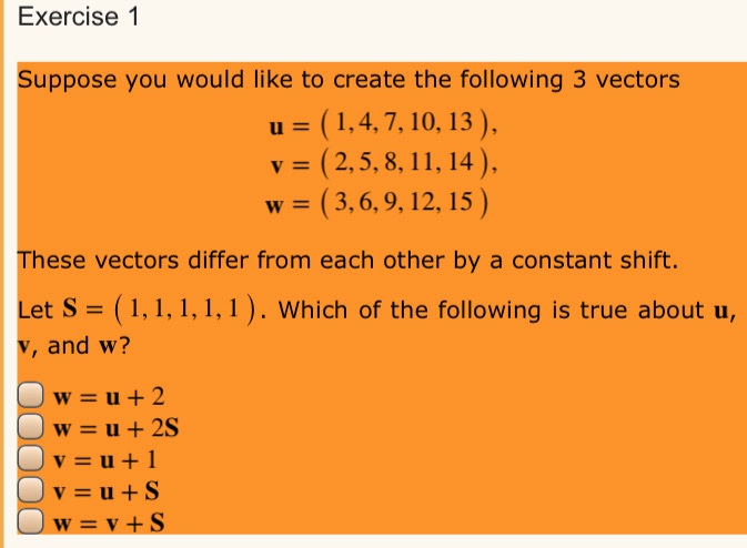 Solved Exercise 1 Suppose you would like to create the | Chegg.com