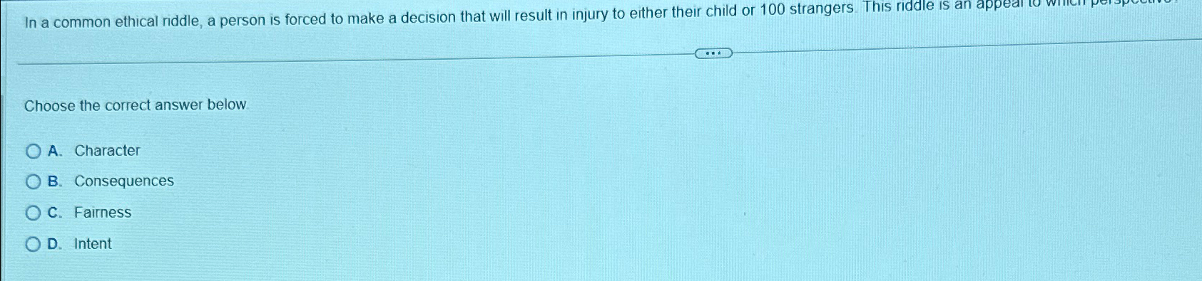 Solved In a common ethical riddle, a person is forced to | Chegg.com