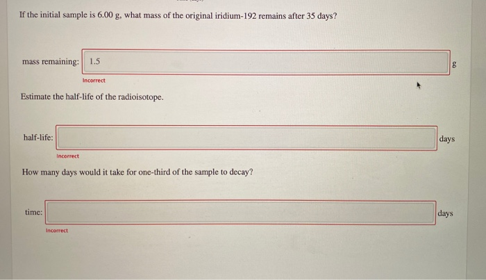 Solved Iridium-192 is one radioisotope used in | Chegg.com