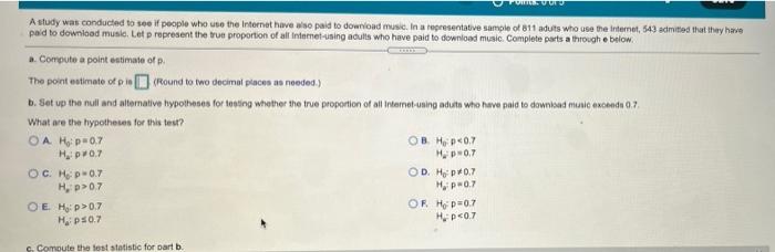 Solved A study was conducted to see if people who use the | Chegg.com