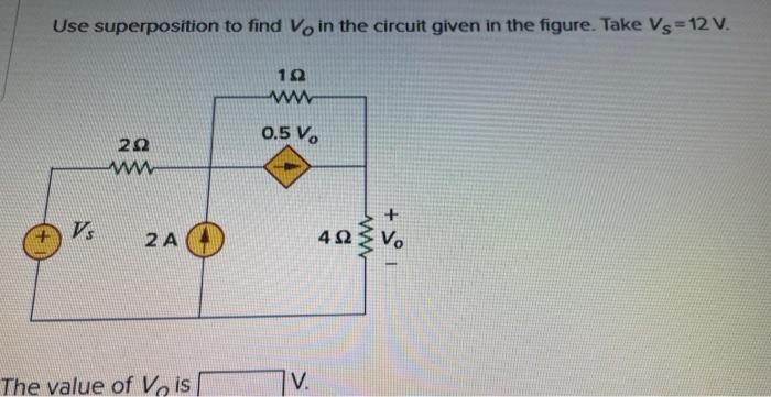 Solved In the circuit given below. R=20 . Find the value of | Chegg.com