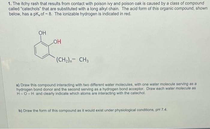 Solved BIOCHEMISTRY: ***b) Draw the form of this compound as | Chegg.com