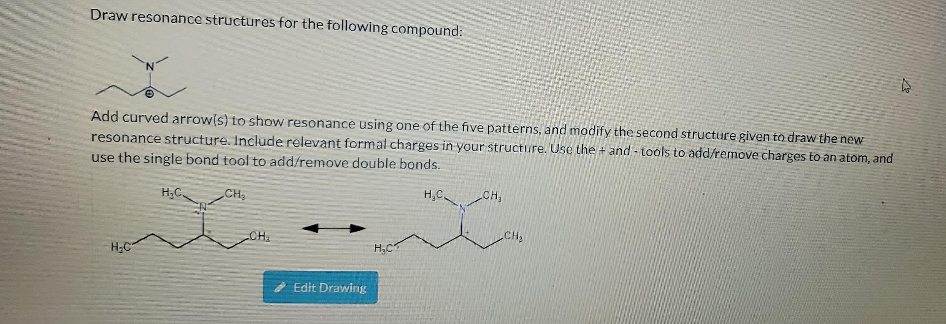 [Solved] Draw resonance structures for the follow