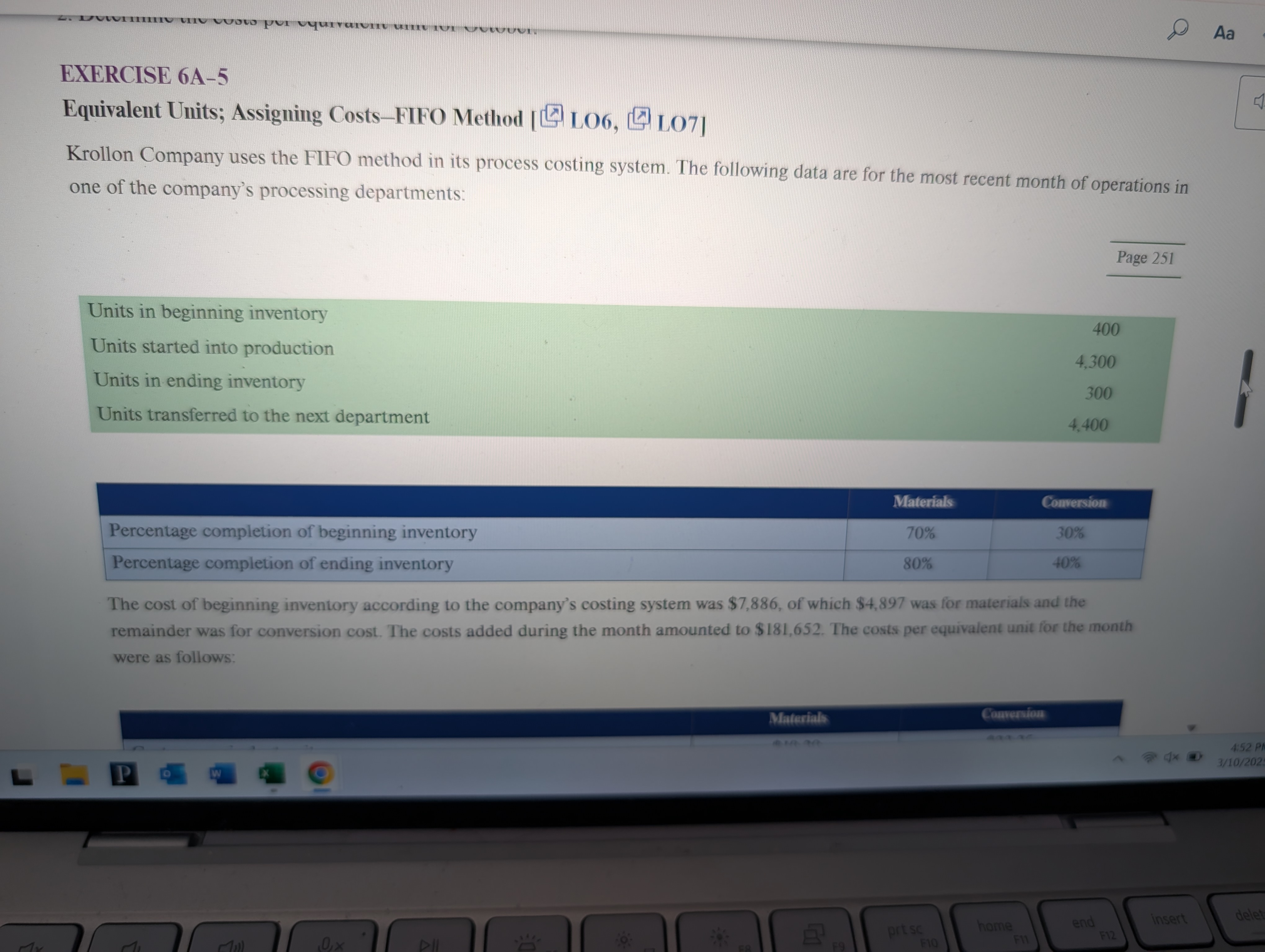 Solved I would like help with all of Question 6A-5. ﻿Please | Chegg.com