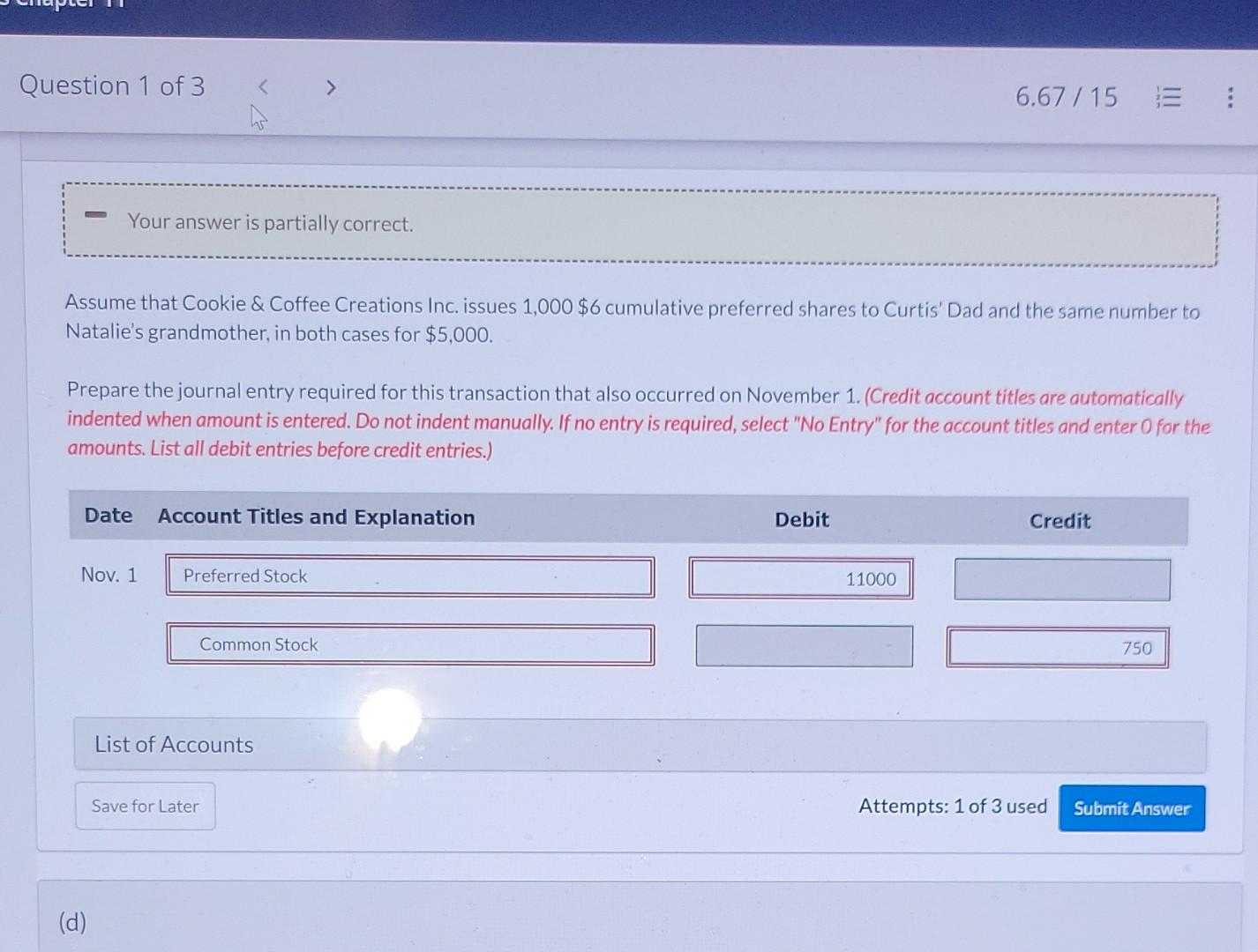 Solved Assume that Cookie \& Coffee Creations Inc. issues