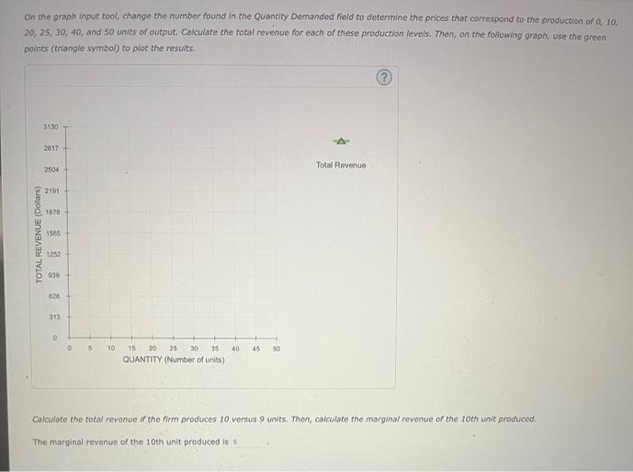 On the graph input tool, change the number found in | Chegg.com