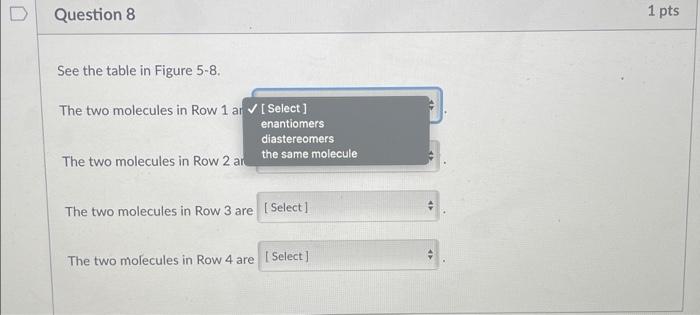 Solved Question 8 1 pts See the table in Figure 5-8. The two | Chegg.com