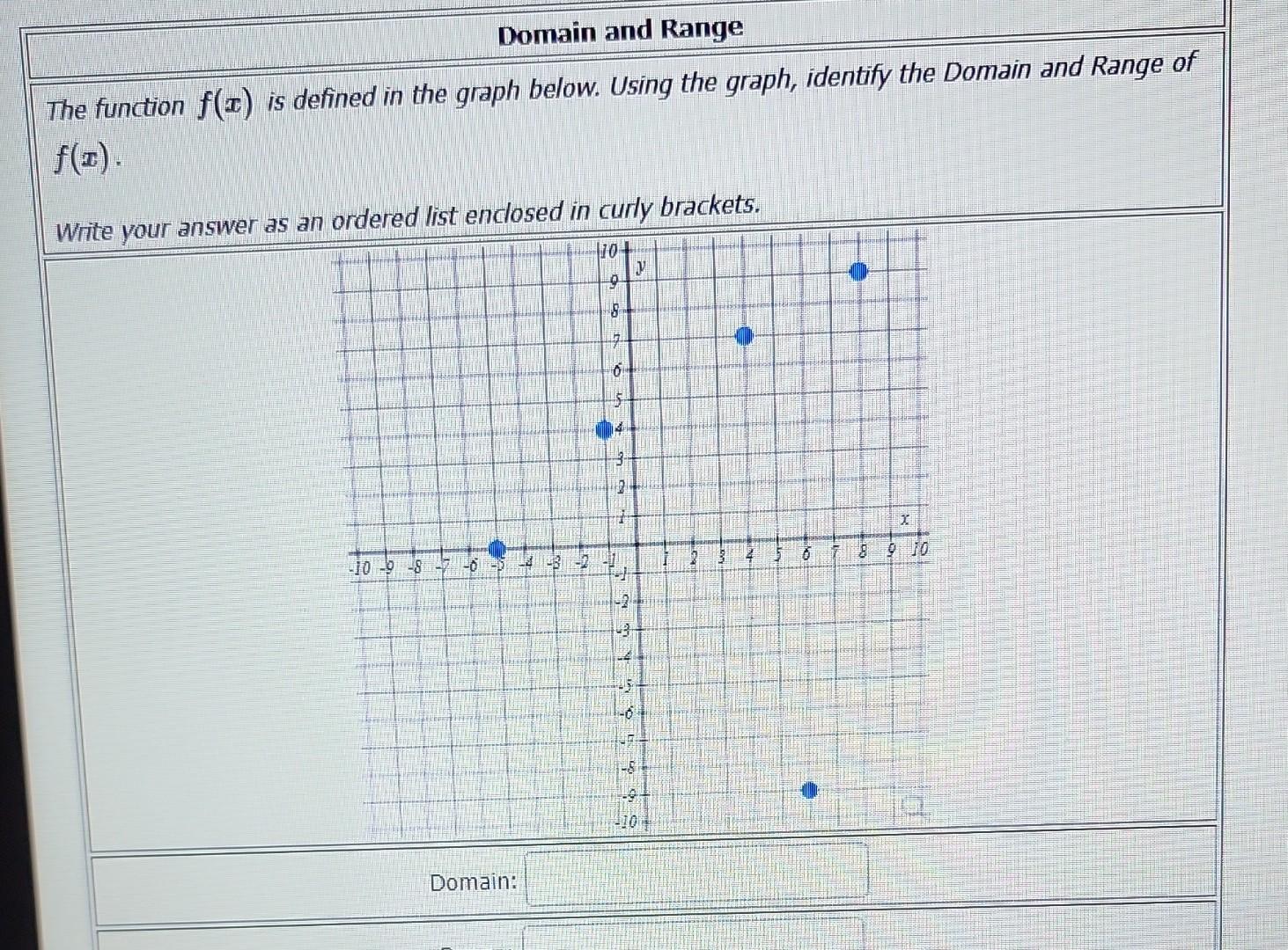 Solved Use the graph to identify the x and y intercepts of | Chegg.com