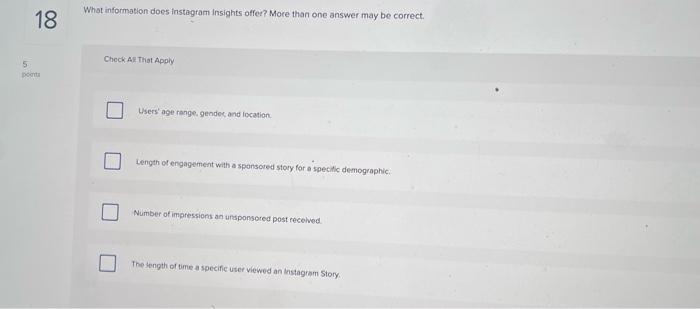 Solved Select all of the following statements that oxplain | Chegg.com