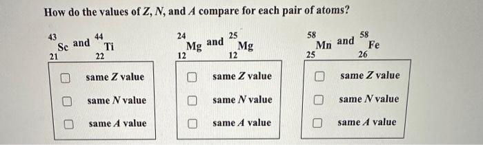 solved-how-do-the-values-of-z-n-and-a-compare-for-each-pair-chegg