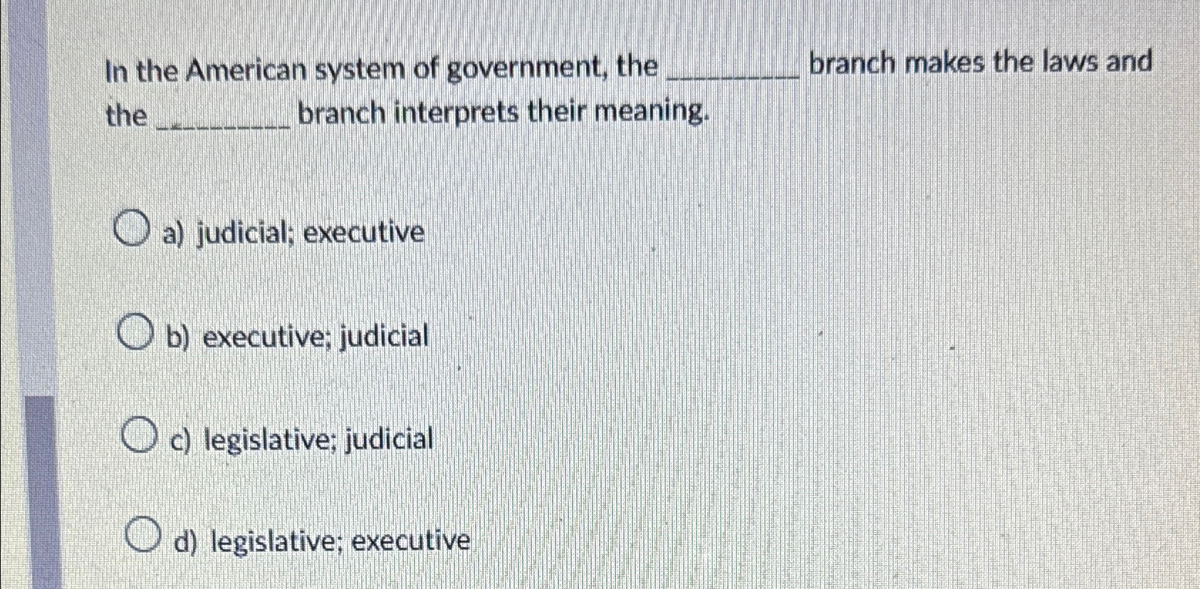 the branch of government that makes laws is known as the