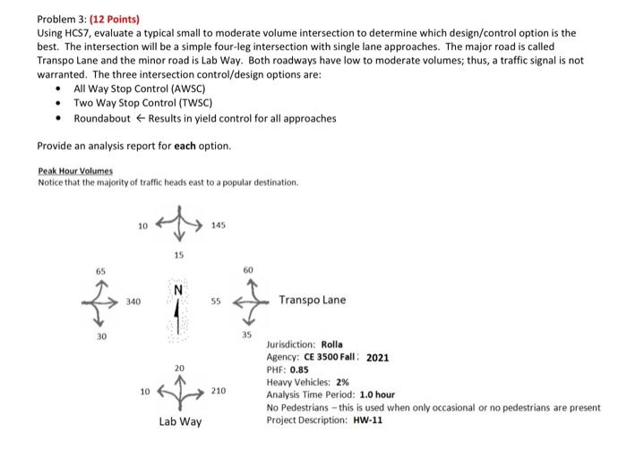 Problem 3: (12 points) Using HCS7, evaluate a typical | Chegg.com