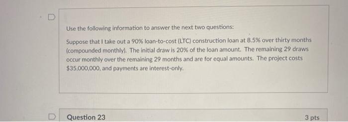 Solved D Use the following information to answer the next | Chegg.com