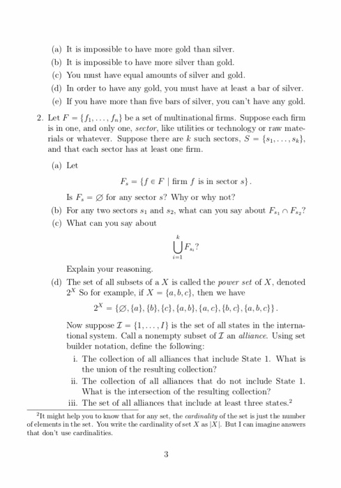 Solved Problem Set 1 You may work in groups of up to three, | Chegg.com