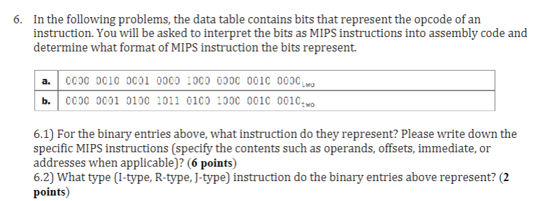 Solved In the following problems, the data table contains | Chegg.com