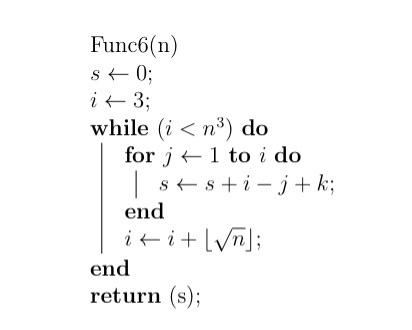 Solved Find time complexity in theta notation by line by | Chegg.com