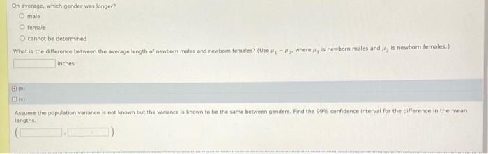 Solved imp Oneway Analysis of Length By Gender 23 22 21