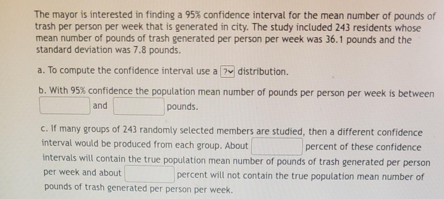 Solved Chapter 8 Confidence Intervals (Mean) Score: 2/142/14 | Chegg.com