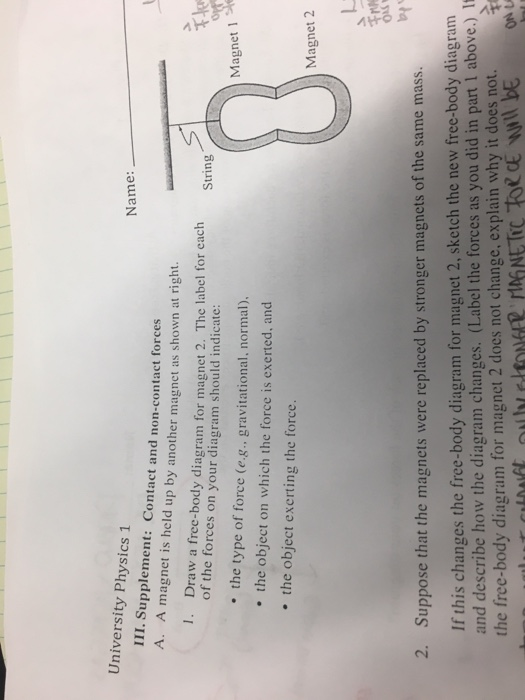 Solved Ctrl ** University Physics 1 Name B. An iron