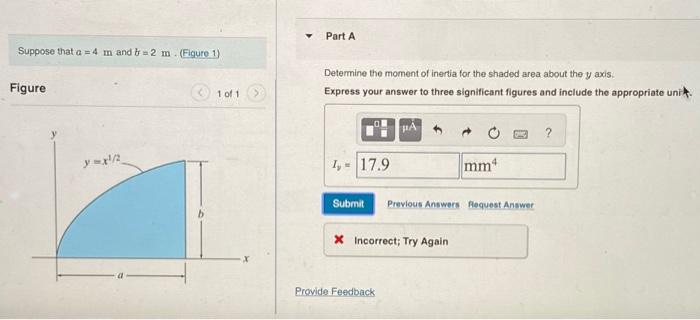 Solved Suppose That A=4 M And B=2 M. Figure Determine The | Chegg.com