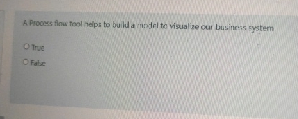 Solved A Process flow tool helps to build a model to | Chegg.com