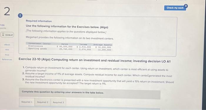Solved Required information Use the following information | Chegg.com