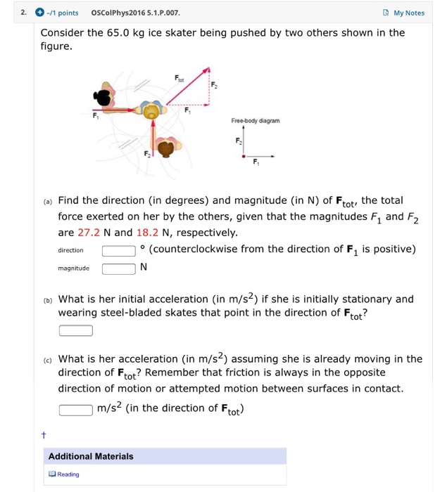 Solved 2 11 Points Oscolphys2016 5 1 P 007 My Notes