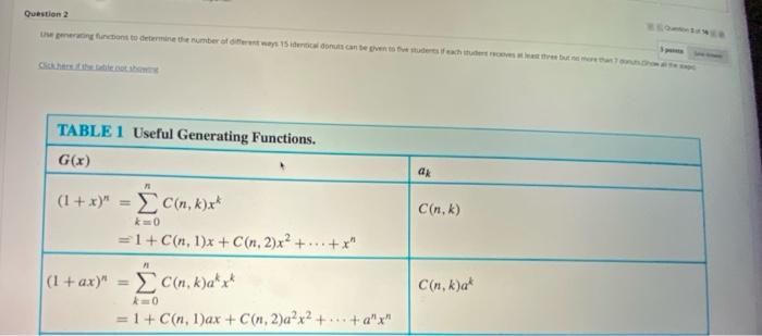 Question 2 Per Function To Determine The Number Of Chegg Com