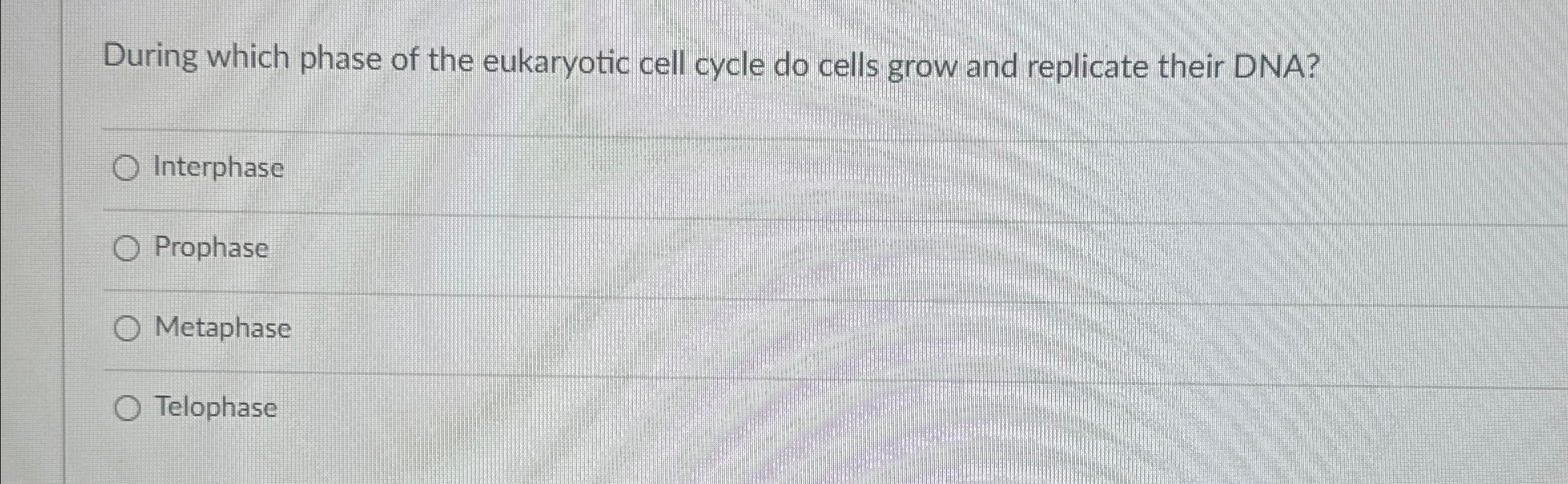 Solved During which phase of the eukaryotic cell cycle do | Chegg.com