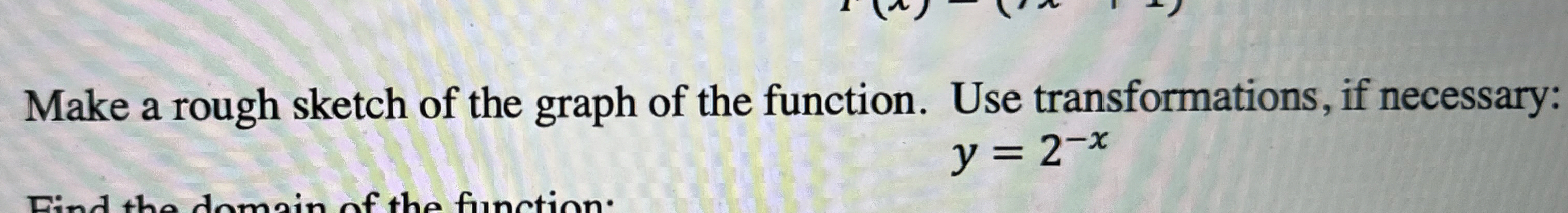 Solved Make a rough sketch of the graph of the function. Use | Chegg.com