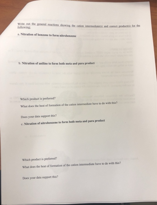 Solved Write out the general reactions showing the cation | Chegg.com