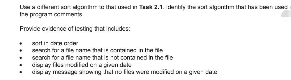 Solved 2 The task is to simulate part of the role of a file | Chegg.com