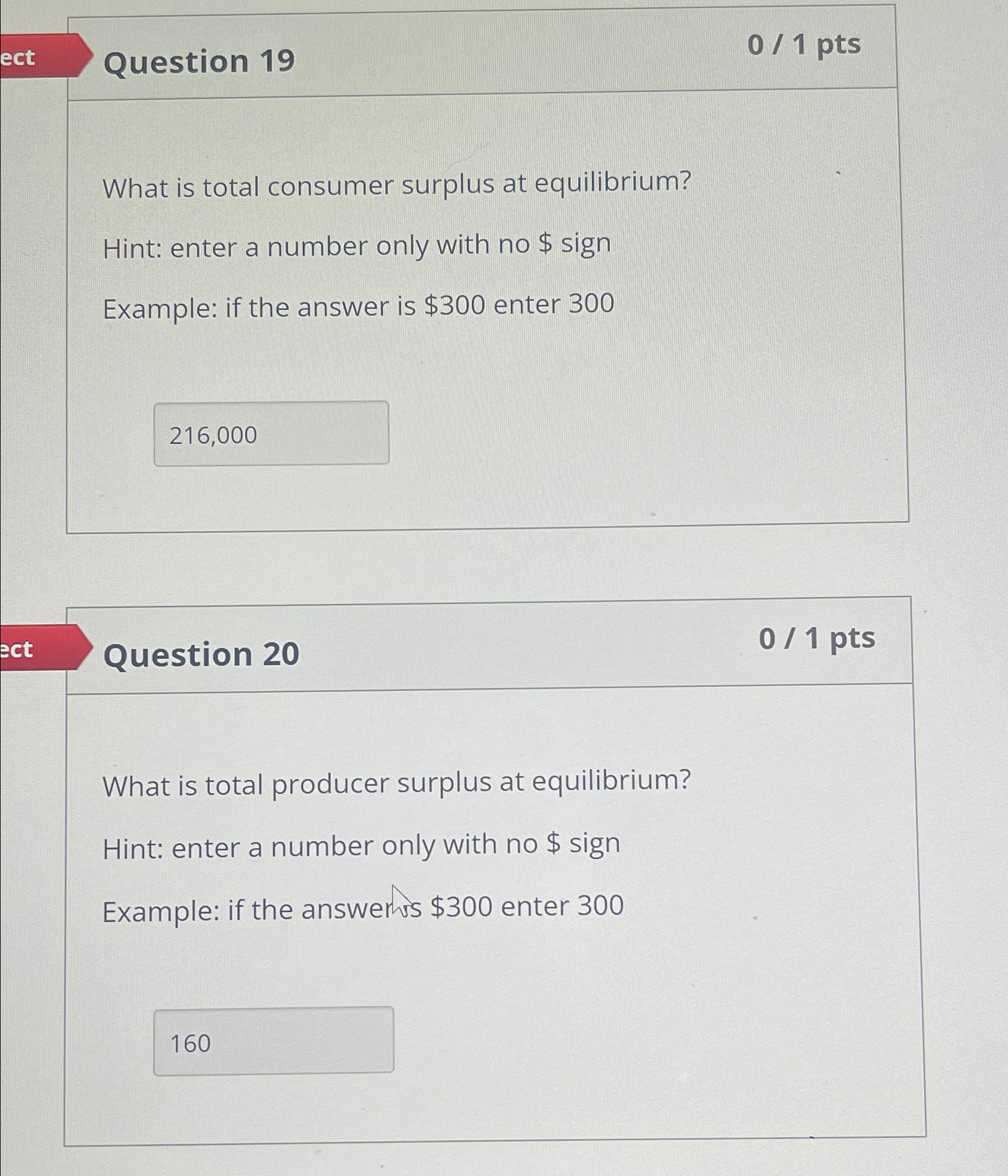 Solved Question 1901 ﻿ptsWhat is total consumer surplus at | Chegg.com