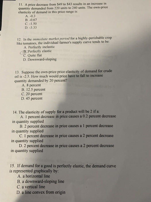 Solved 6. Which of the following is most likely to be a | Chegg.com