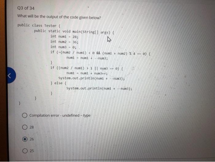 Solved Q1 of 34 Which of the following are invalid variable | Chegg.com