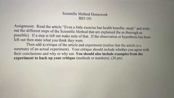 Solved Assignment: Read the article 