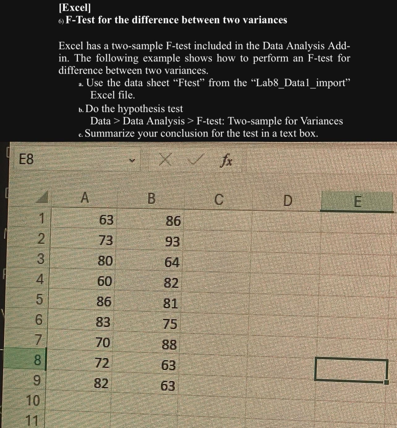 Solved Please help me solve this problem in excel step by | Chegg.com