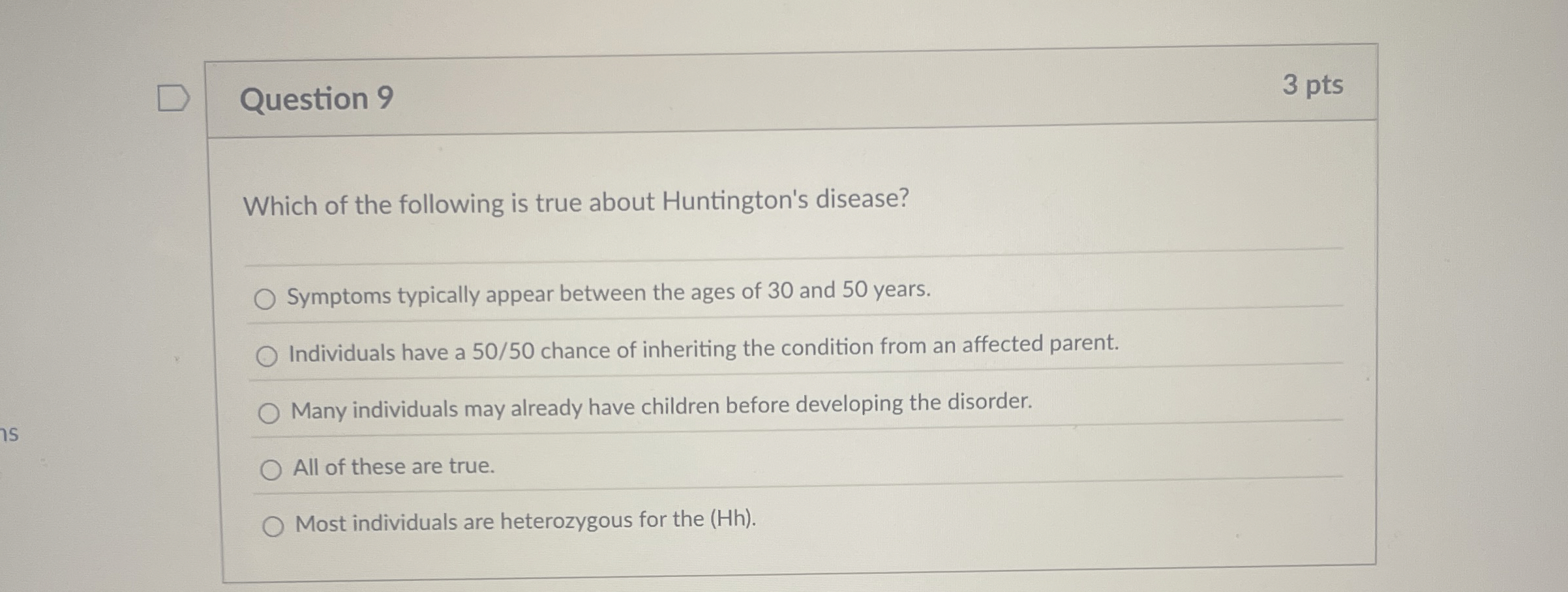 Solved Question 9Which of the following is true about | Chegg.com