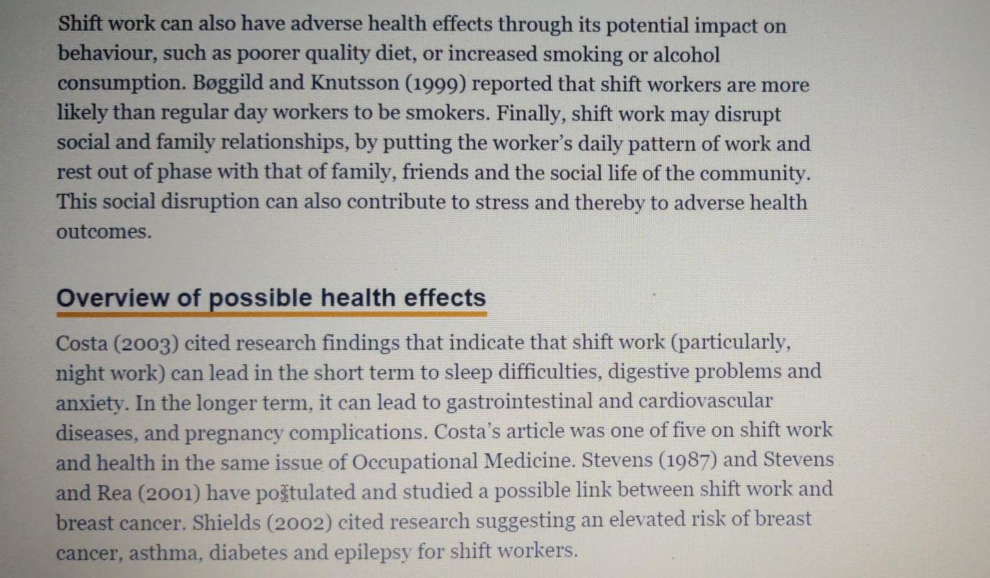 New research looks at how our bodies respond (or don't) to night shift work