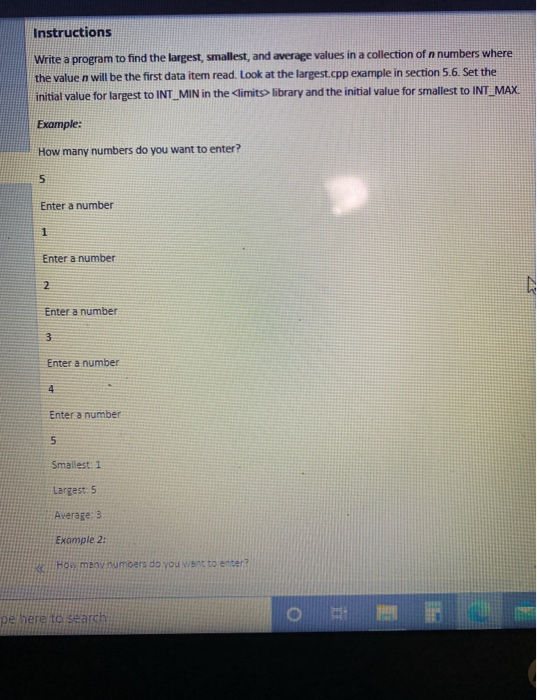 Solved Instructions Write A Program To Find The Largest, | Chegg.com