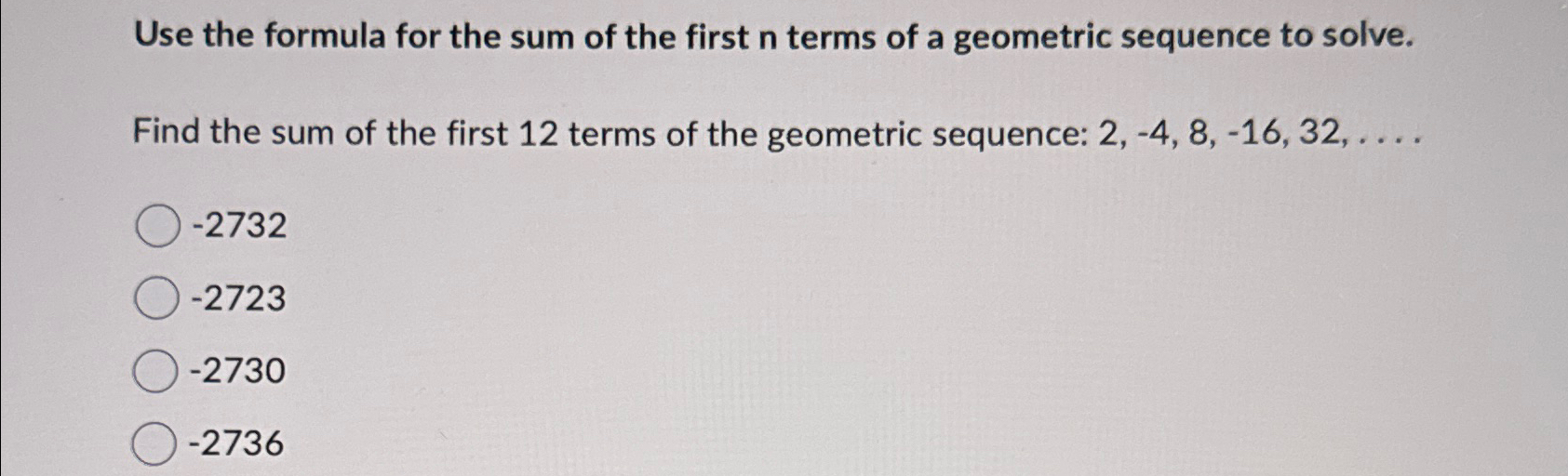 sum of the first n terms of a geometric sequence formula