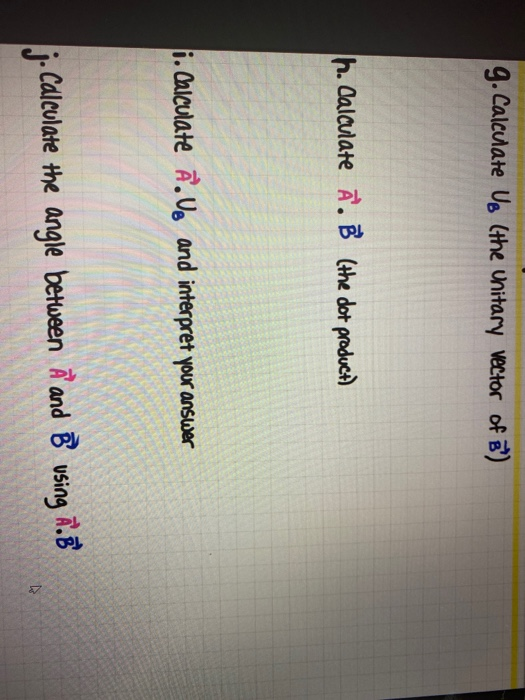 Given Vectors I 8 A Express A In Components Ij Chegg Com