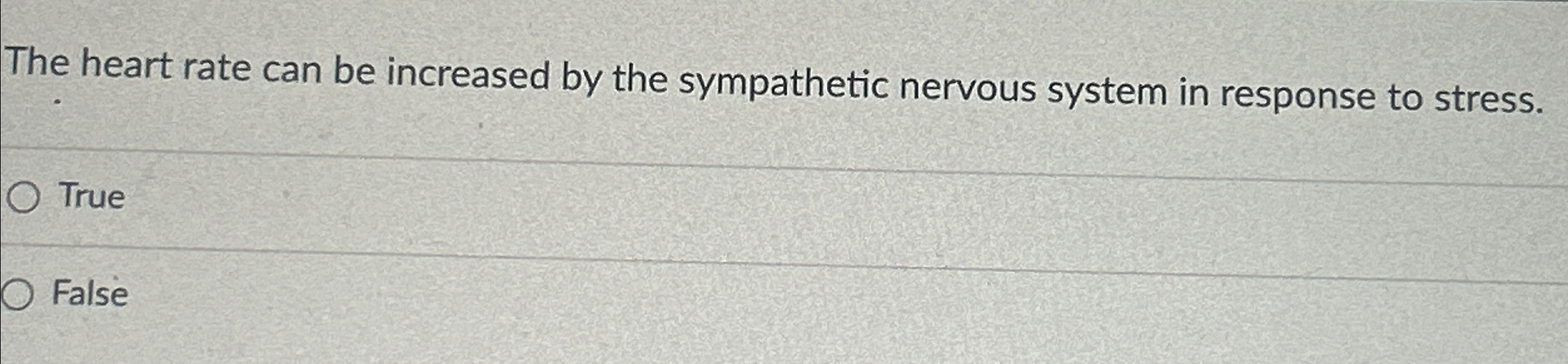 Solved The heart rate can be increased by the sympathetic | Chegg.com