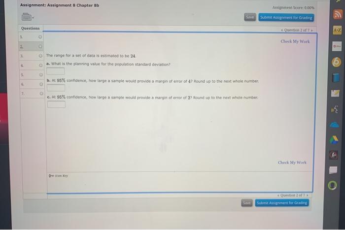 Solved Assignment: Assignment 8 Chapter 8b Assignment Score: | Chegg.com
