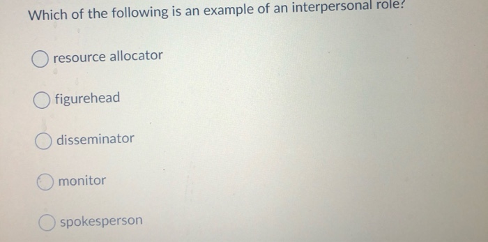 Solved According To Mintzberg, Which Of The Following Lists | Chegg.com