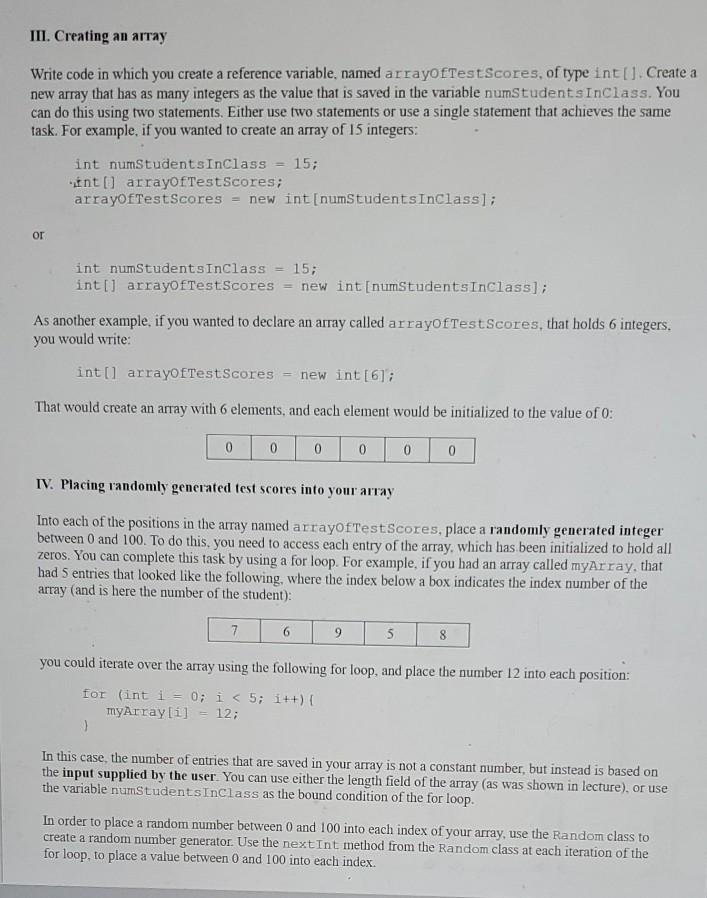 Solved The goal of this lab is to give you practice in using | Chegg.com