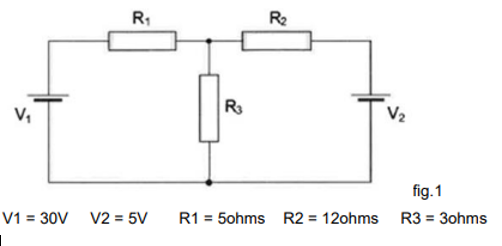 Solved With reference to fig 1. ﻿Determine the current | Chegg.com