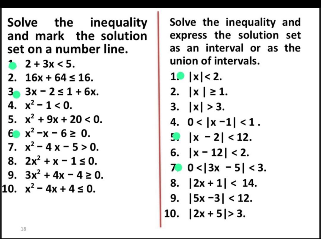 Solved Solve The Inequality Solve The Inequality And And Chegg