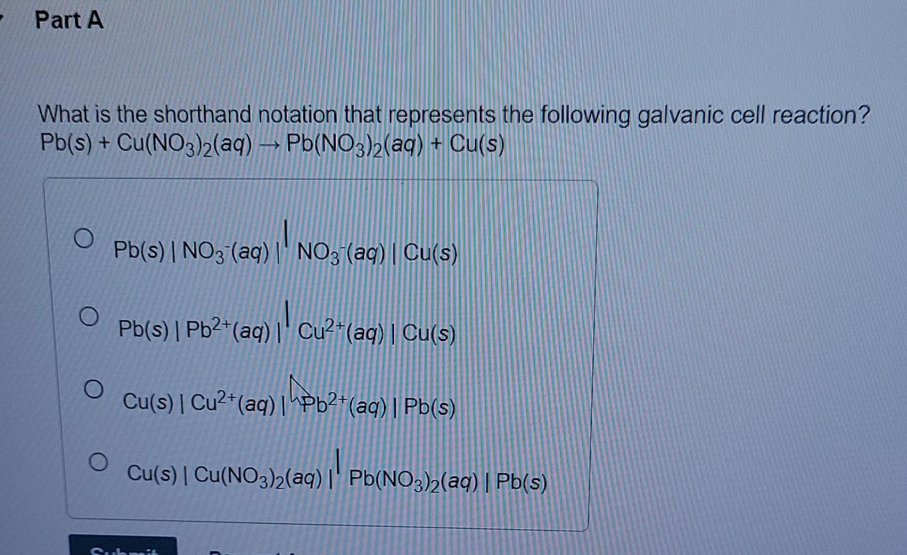 Solved Part A What is the shorthand notation that represents | Chegg.com